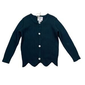 NWT Kipp Navy Ribbed Knit Cardigan Sweater